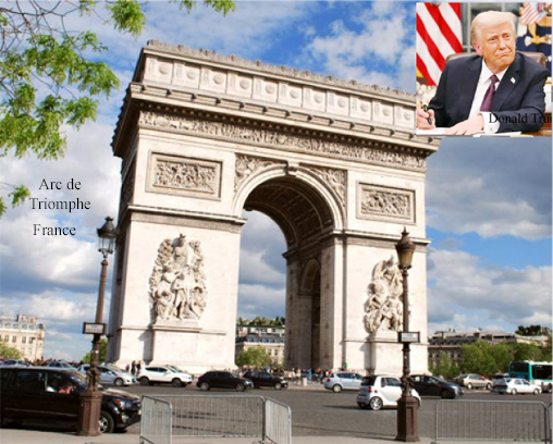 खुद को महानतम और विश्वस्तरीय नेता स्थापित करने को प्रयासरत डोनाल्ड ट्रंप लिंकन मेमोरियल के बगल में फ्रांस के प्रसिद्ध आर्क दे त्रियोंफ जैसा अपना भव्य स्मारक बनवाएंगे